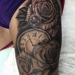 Розы и часы