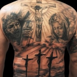 Тату икона божьей матери значение. Что значит татуировка спине. Значение татуировки Дева Мария на разных участках тела