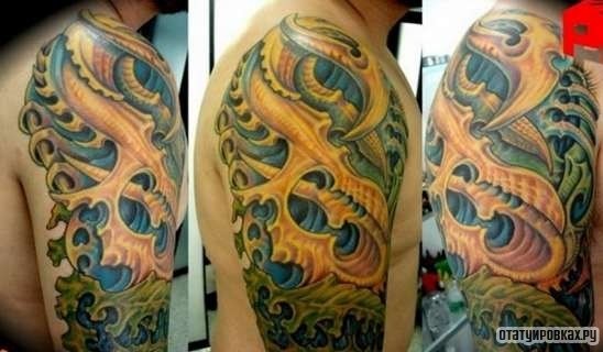 Фотография татуировки под названием «Органика узор»