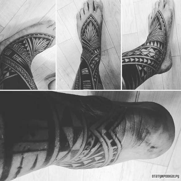 Фотография татуировки под названием «Узоры»