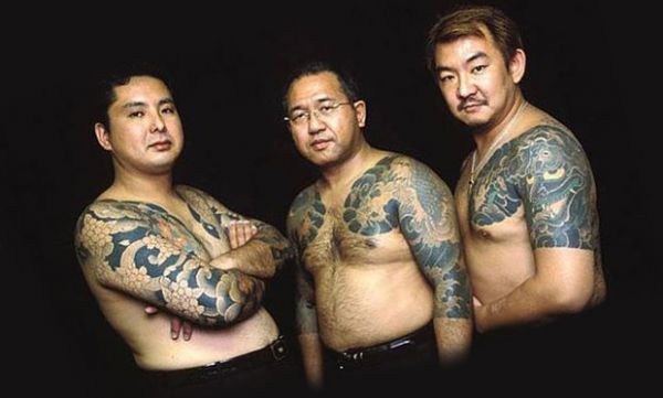 Мафия якудза в татуировках