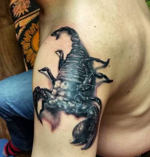 Скорпион - армейская татуировка