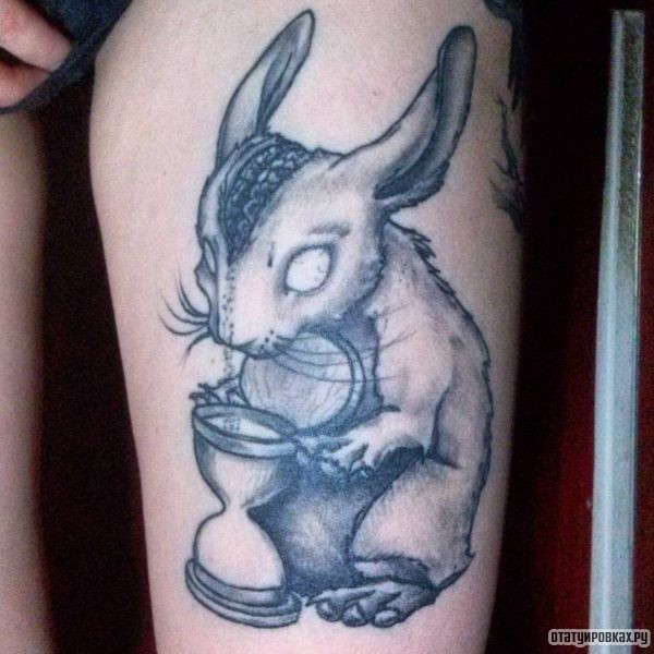 Татуировка кролик