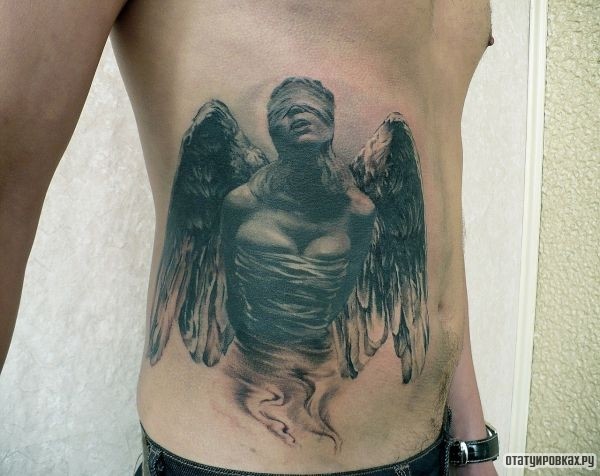 Татуировка безликий ангел