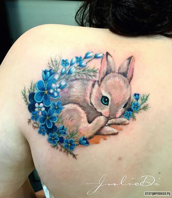 Татуировка кролик