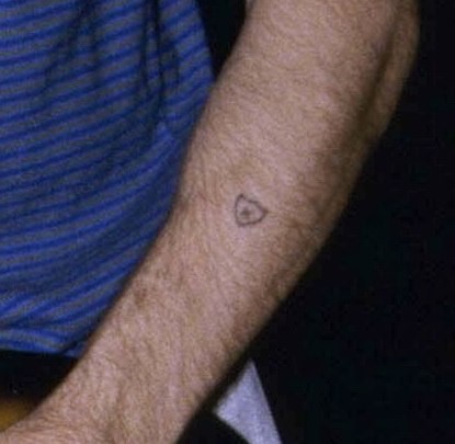 Татуировка Курта Кобейна: 3 ракурс