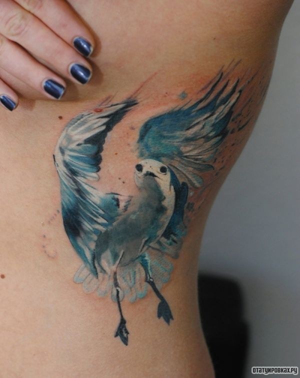 Татуировка чайка