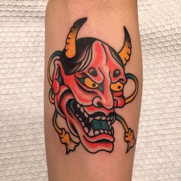 Типичная татуировка дьявола