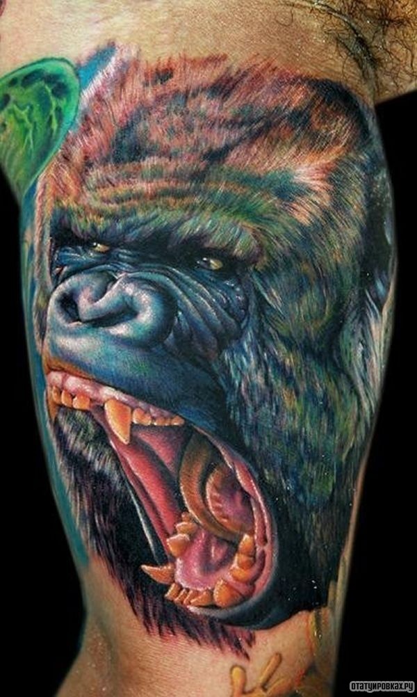 Татуировка горилла