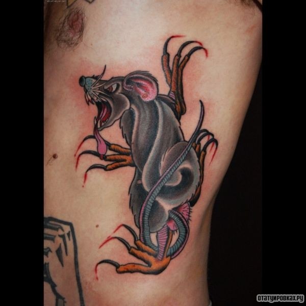 Татуировка крыса