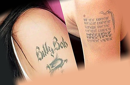 Бывший муж Анджелины Джоли прокомментировал ее татуировки