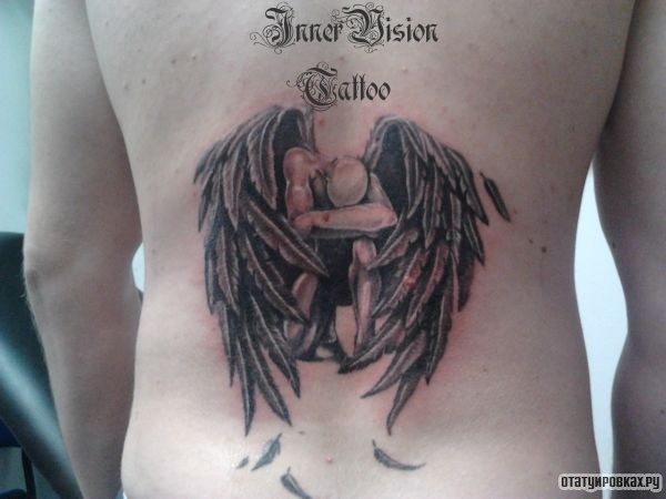 Татуировка безликий ангел