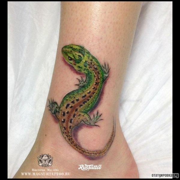 Татуировка саламандра