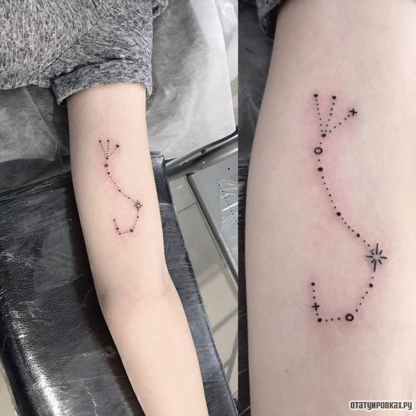 Татуировка созвездие