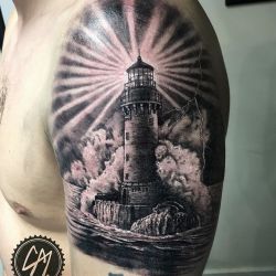 Татуировка маяк фото
