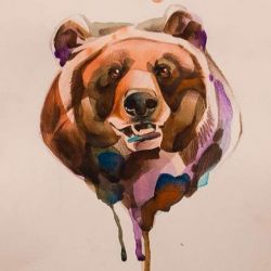 Татуировка медведь эскиз