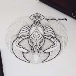 эскиз татуировка скорпион
