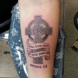 Татуировки кельтский крест фотография