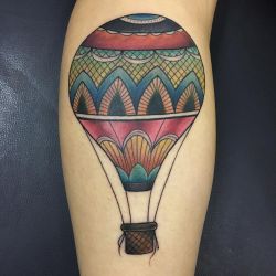 Фото тату воздушный шар