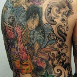 Тату японский мотив татуировки