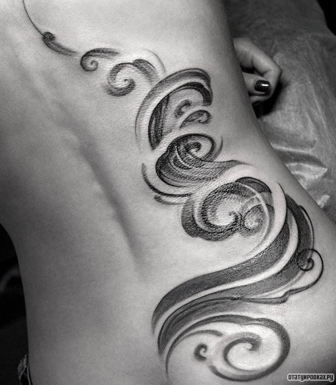Фотография татуировки под названием «Узор»