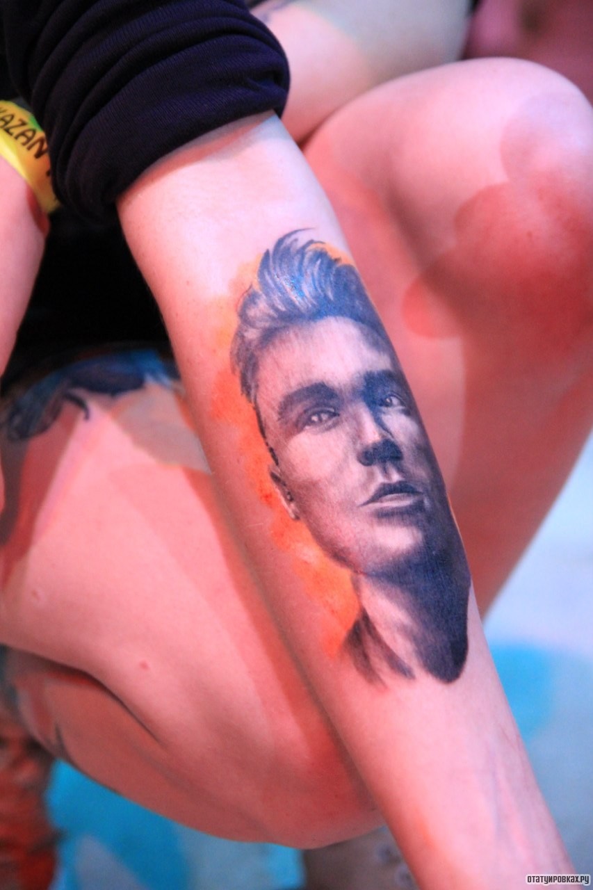 Фотография татуировки под названием «Портрет»
