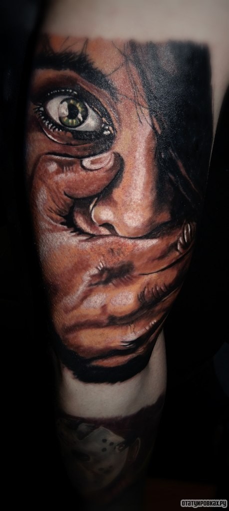 Фотография татуировки под названием «Похищение»
