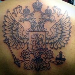 Тату герб россии двуглавый орел
