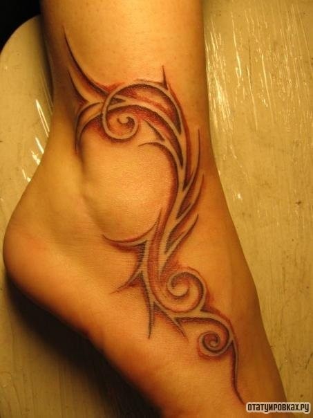 Фотография татуировки под названием «Узор трайбл»