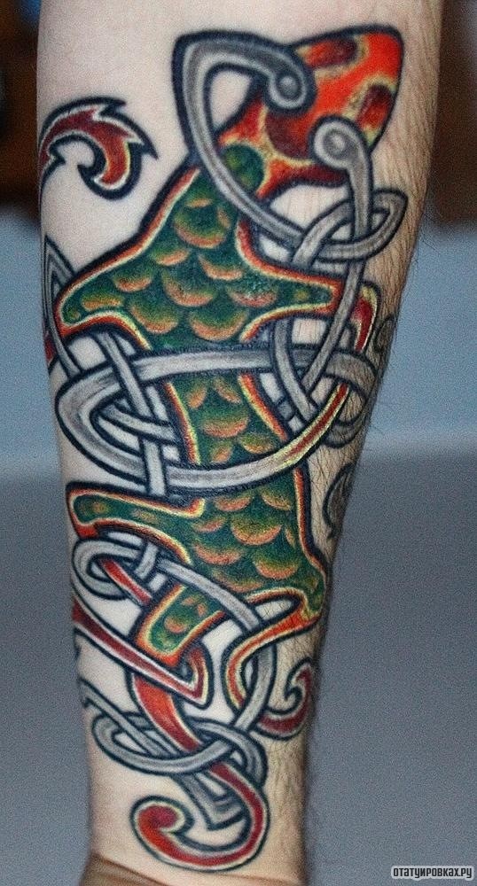 Фотография татуировки под названием «Кельтский узор»