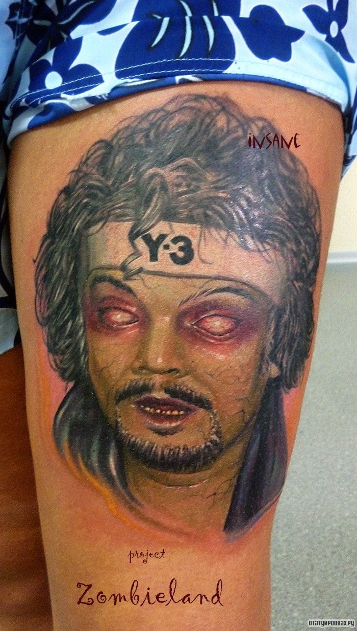 Фотография татуировки под названием «Филипп киркоров жуткий»