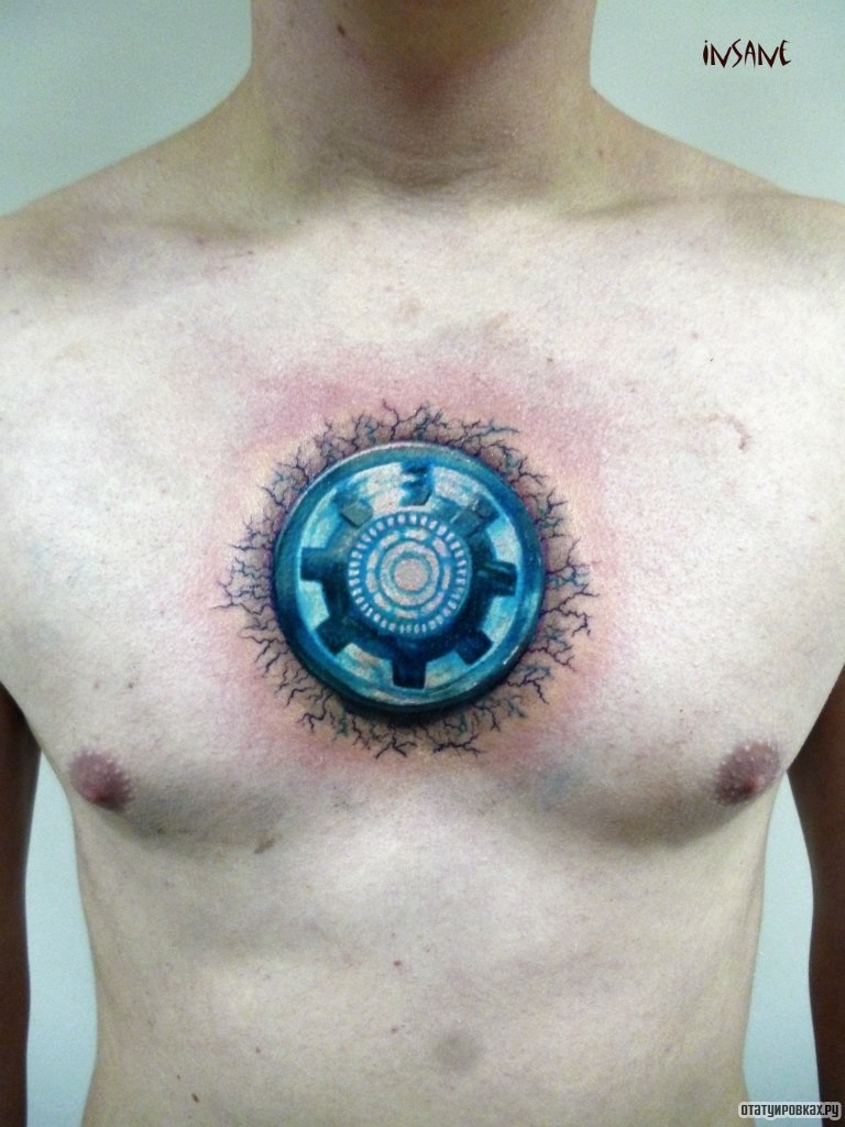 Фотография татуировки под названием «Узор в виде круга»
