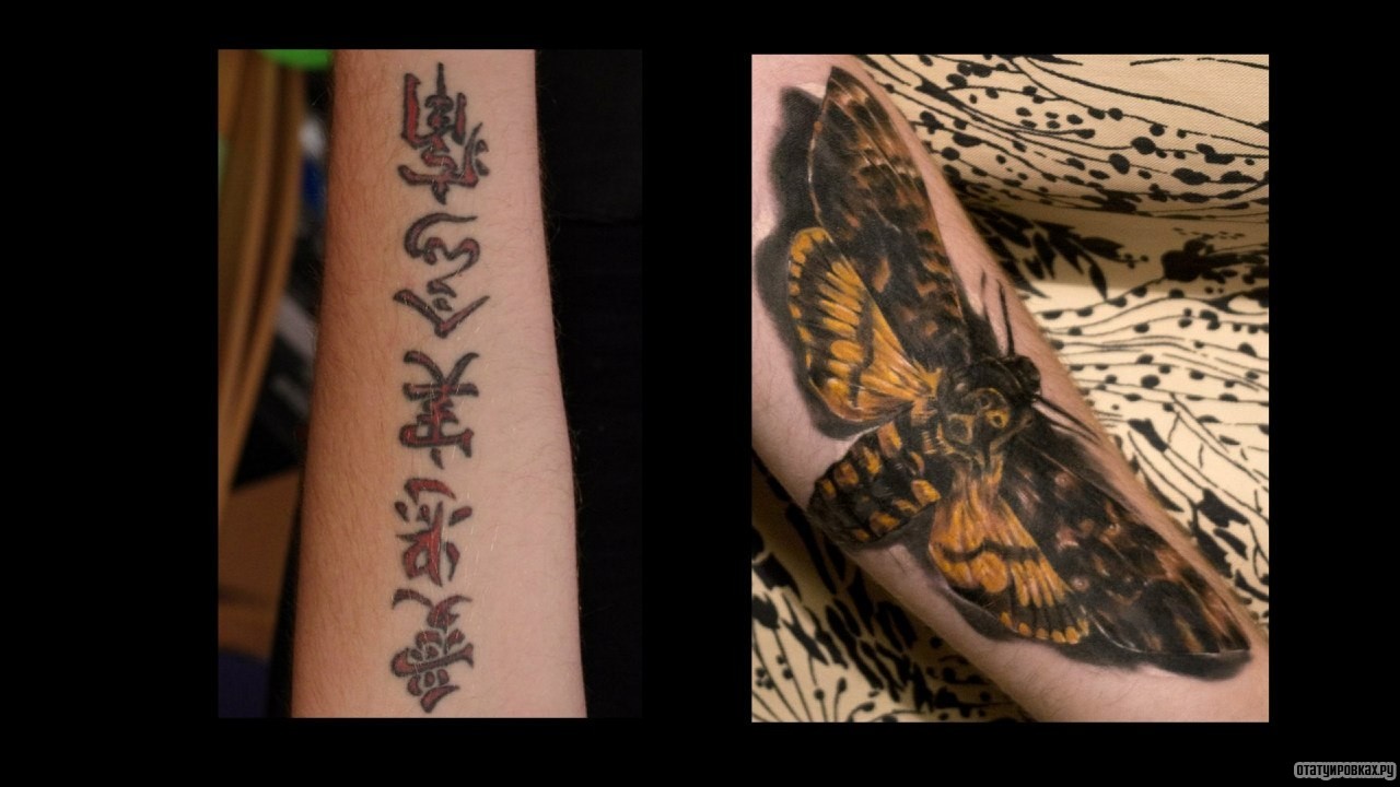 Фотография татуировки под названием «Насекомое жук летающий»