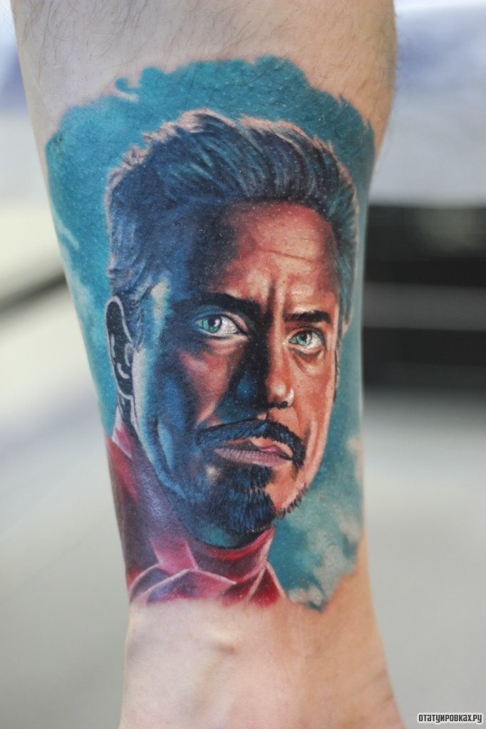 Фотография татуировки под названием «Человек портрет»