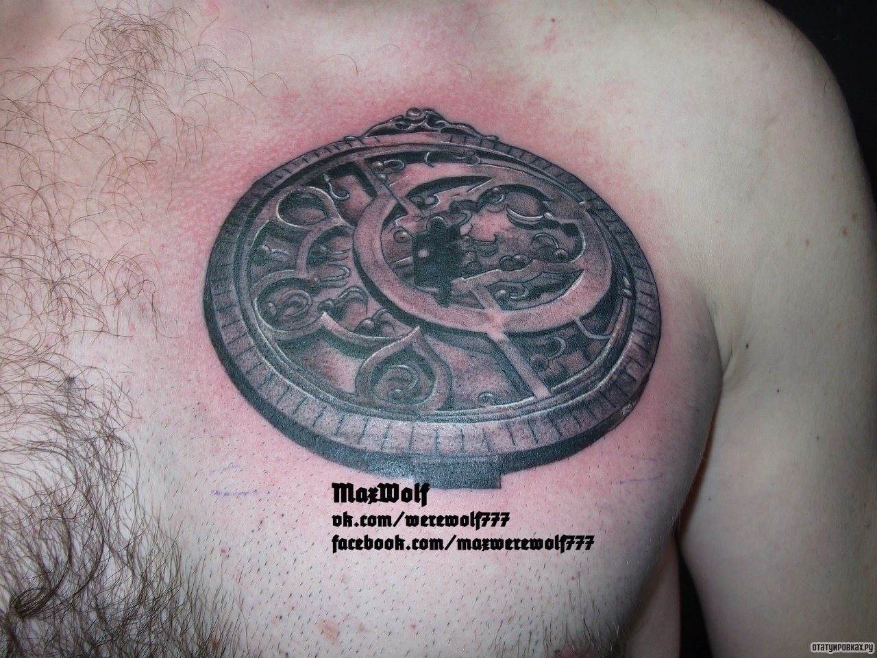 Фотография татуировки под названием «Узор майя»