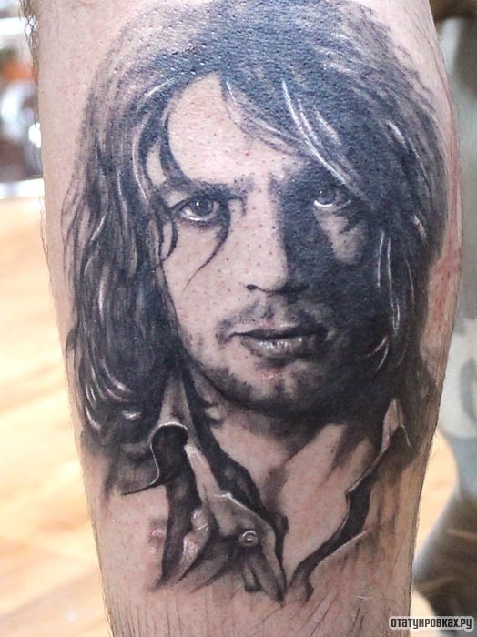 Фотография татуировки под названием «Портрет интересного мужчины»