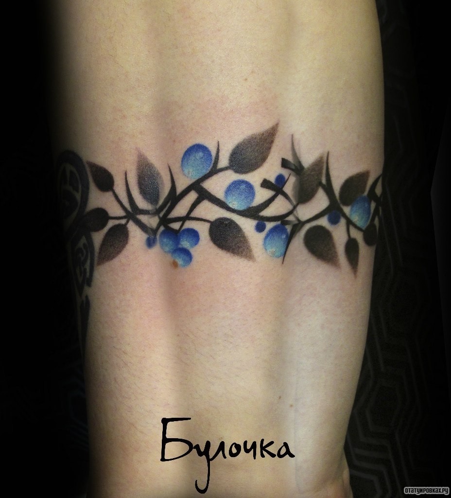 Фотография татуировки под названием «Веточка дерева»