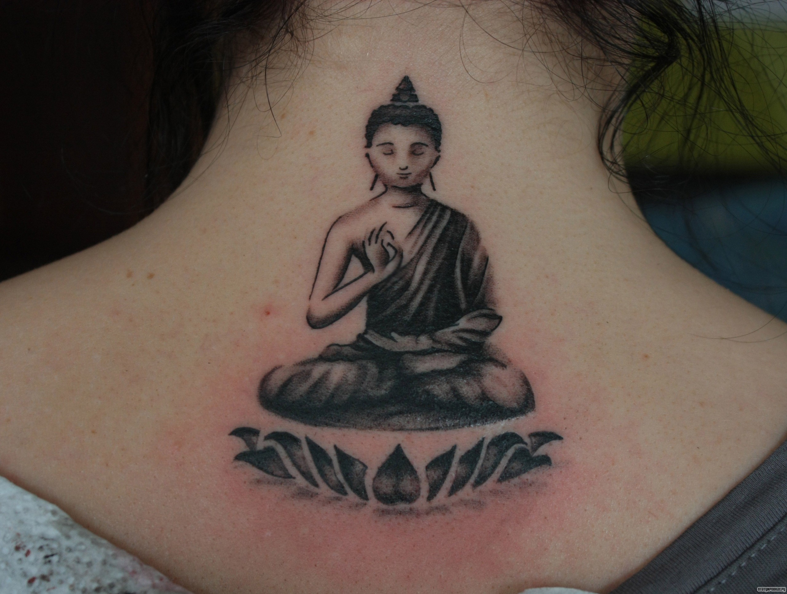 Фотография татуировки под названием «Будда»