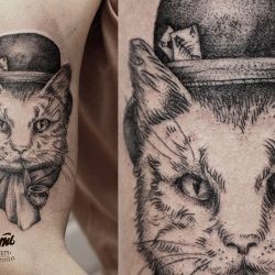 Кот в шляпе с трубкой мастера Сергей Сторожев