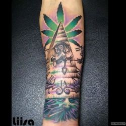 Татуировки с марихуаной страсти по марихуане