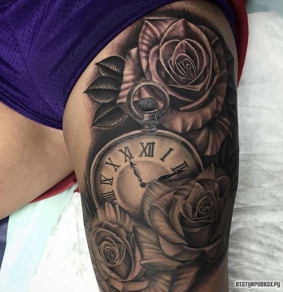 Татуировки с часами