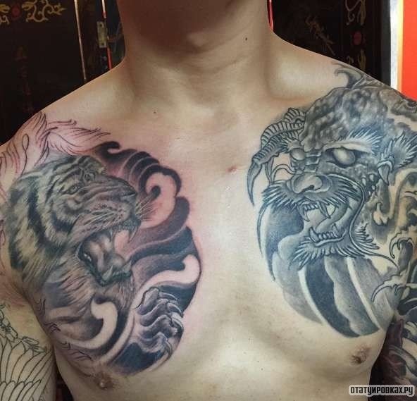 Значение татуировки Тигр (60+ фото)