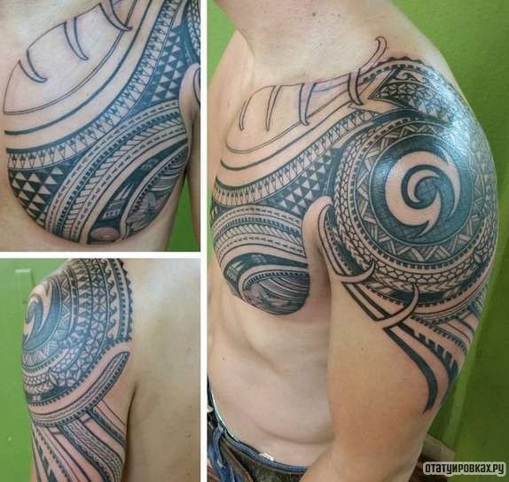 Фотография татуировки под названием «Красивый узор»