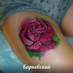 Реалистичная роза мастера Николай Барковский
