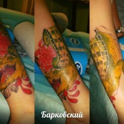 Крокодил и пион мастера Николай Барковский