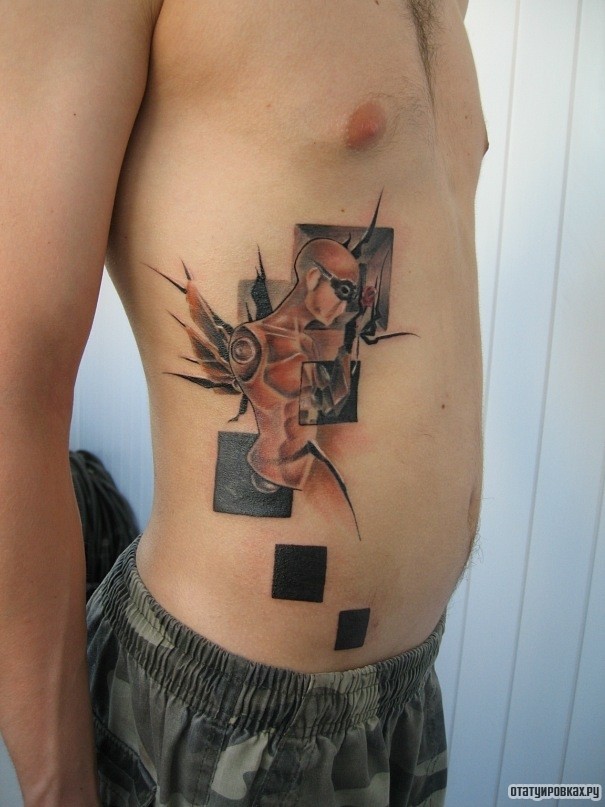 Фотография татуировки под названием «Абстрактная тату»