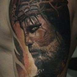 Иисус с шипами на голове