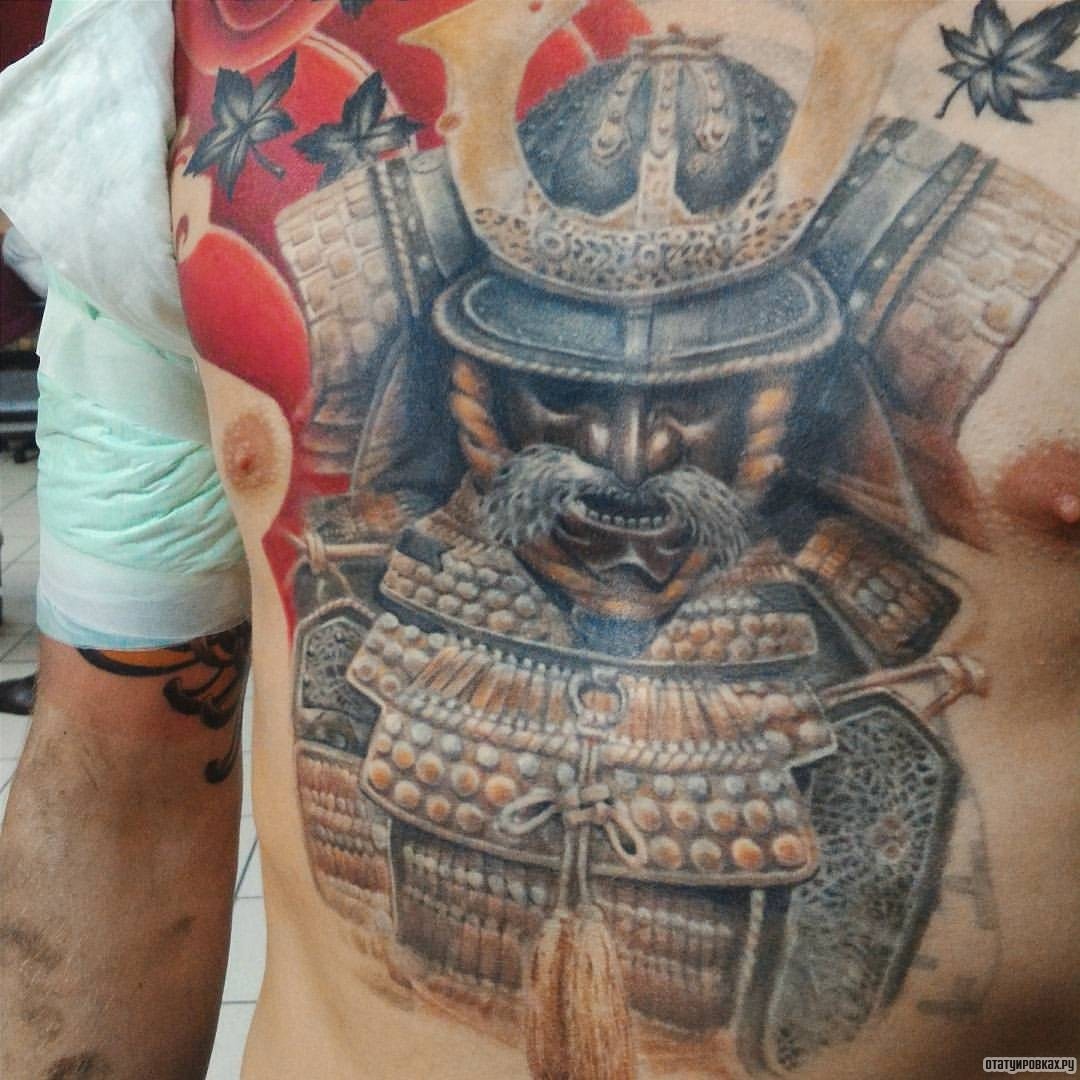 Фотография татуировки под названием «Викинг»