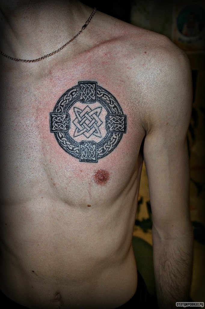Фотография татуировки под названием «Узоры полинезии»