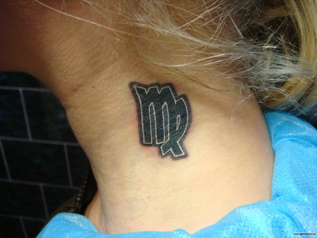 Фотография татуировки под названием «Знак зодиака»
